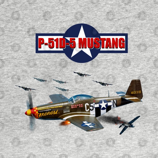 The Legendary P51D 5 Mustang Aircraft motormaniac by MotorManiac